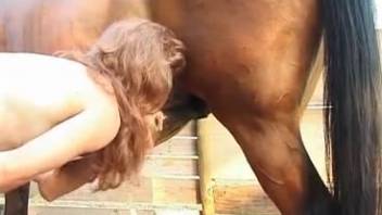 Rural beauty gets roughly banged on the farm