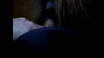 Guy thrusts his thick cock into a female horse's vagina from a first-person perspective